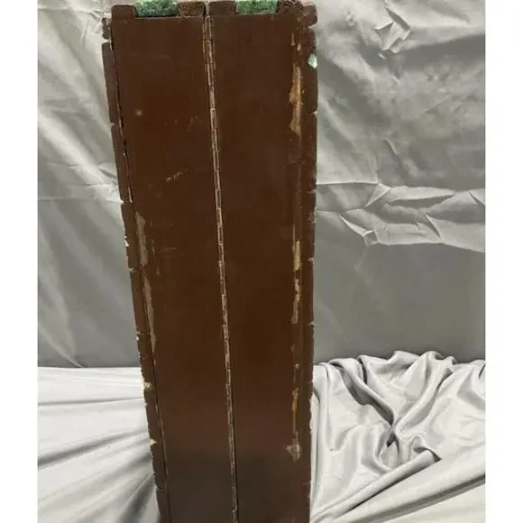 VINTAGE MAYAN VS SPANISH MARBLE CHESS SET IN MARBLE BOXXLARGE